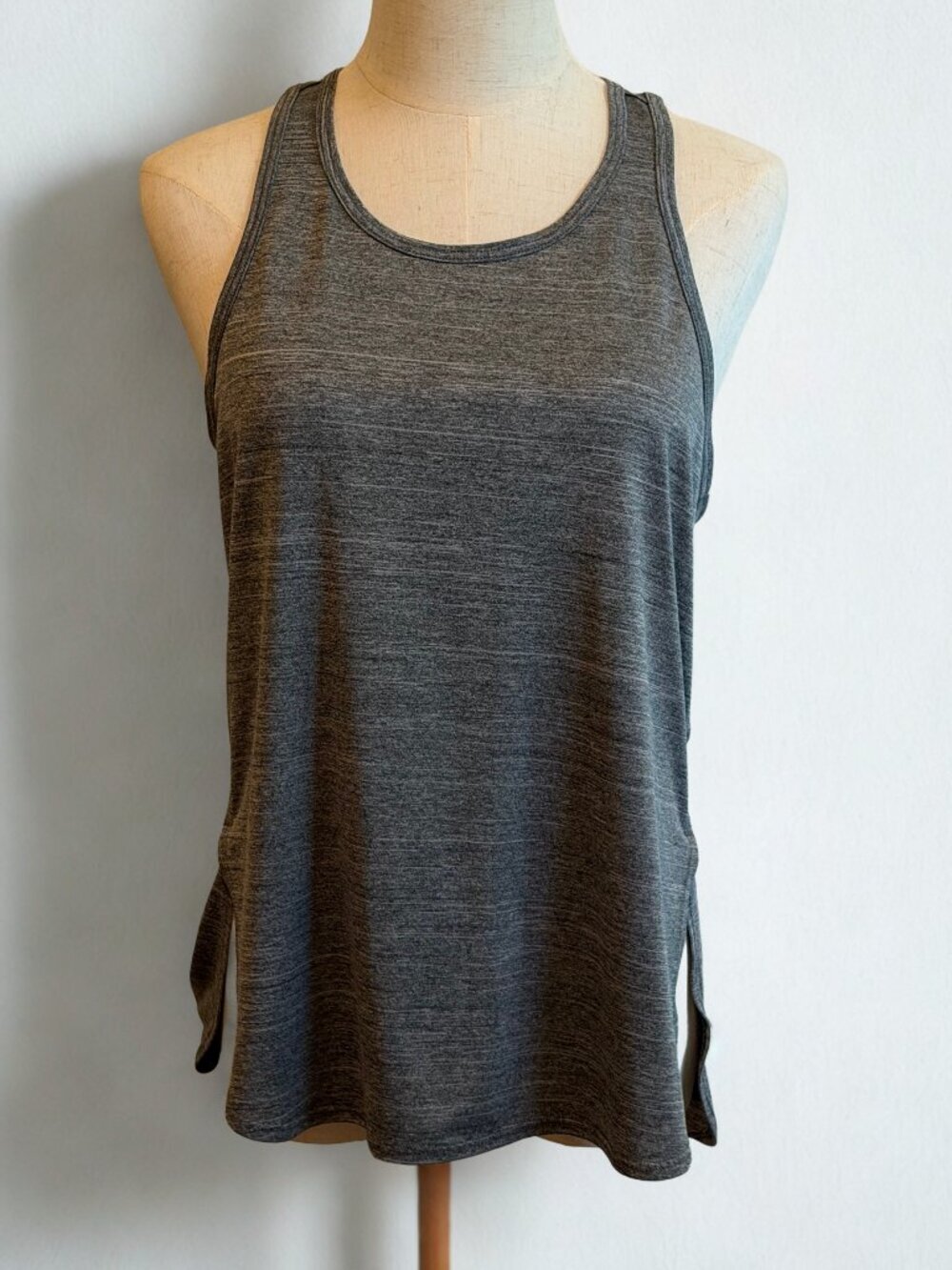 Zella Gray Racerback Tank Top Size M - Athleisure Workout Top